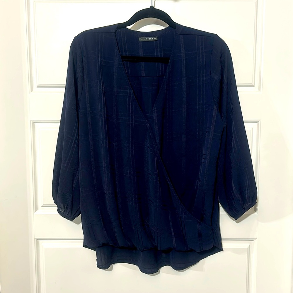 WEST KEI Allan Elastic Sleeve Blouse